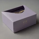 Premium anklet packaging box with a sleek design