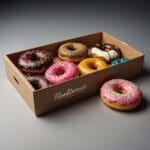 Personalized donut packaging with logo printing