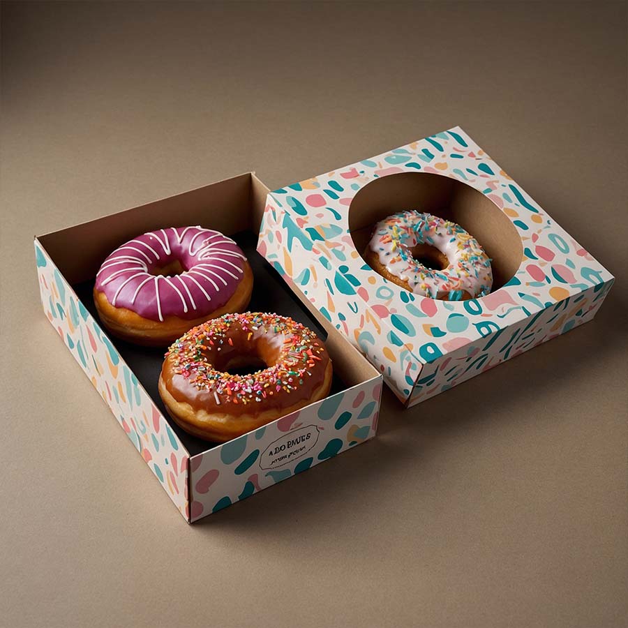Eco-friendly donut boxes for bakeries