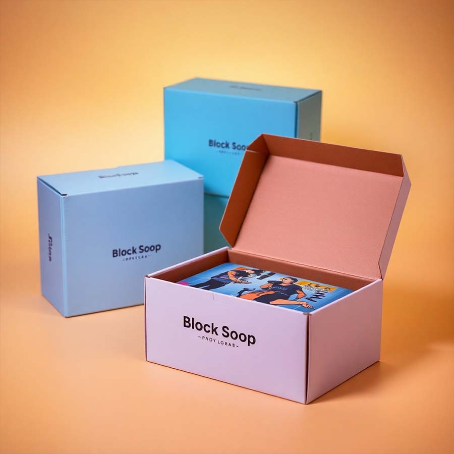 Minimalist custom subscription boxes with elegant branding