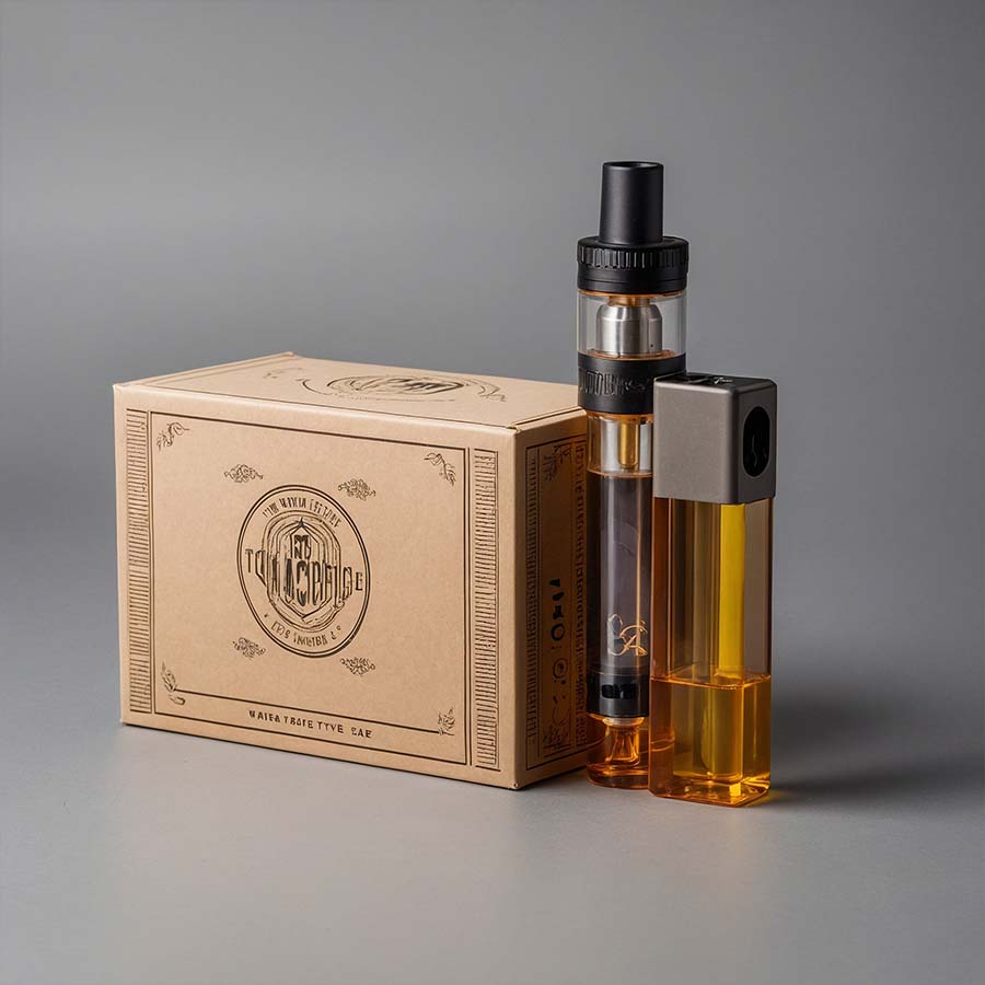 High-quality vape packaging with vibrant printing