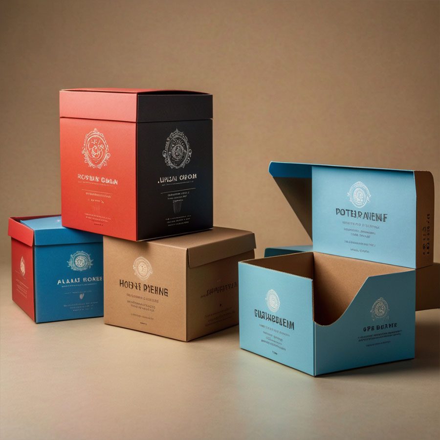 Eco-friendly cardboard display packaging with die-cut design