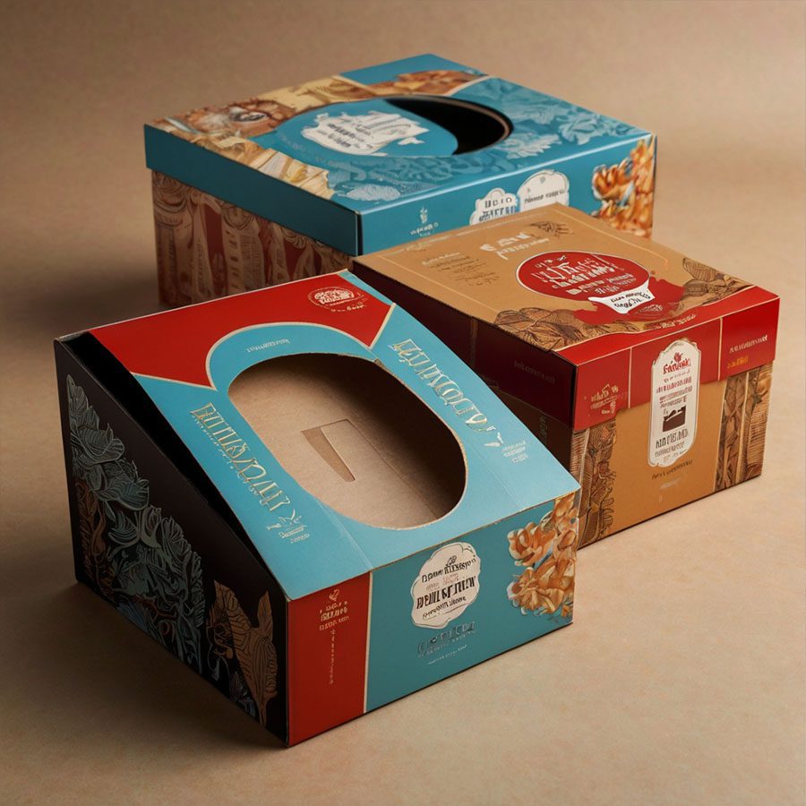 Sturdy cardboard display boxes for small products