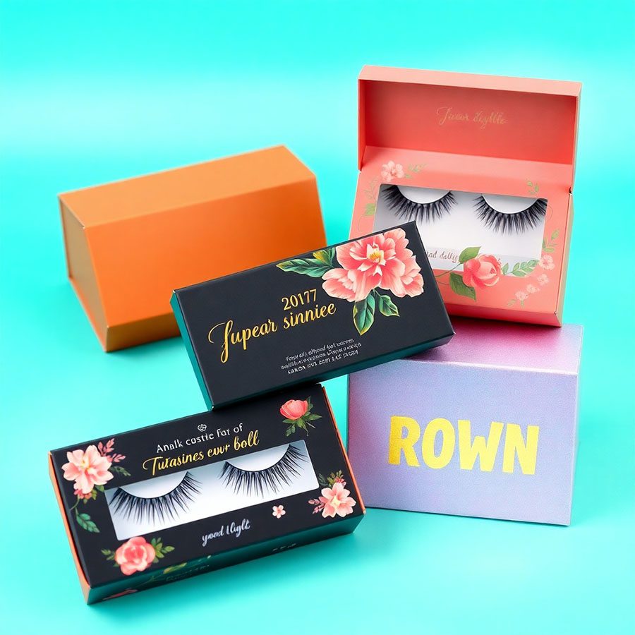 Durable and stylish eyelash boxes for branding