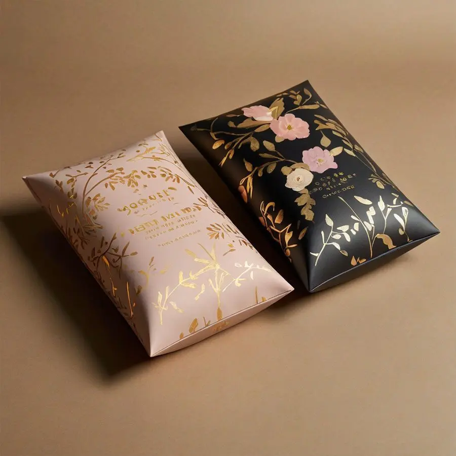 Personalized pillow gift boxes with logo printing