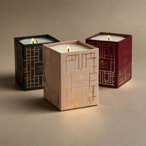 Luxury rigid candle boxes with custom branding