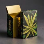 Eco-friendly kraft cannabis packaging box