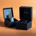 Rigid cologne box with foam insert