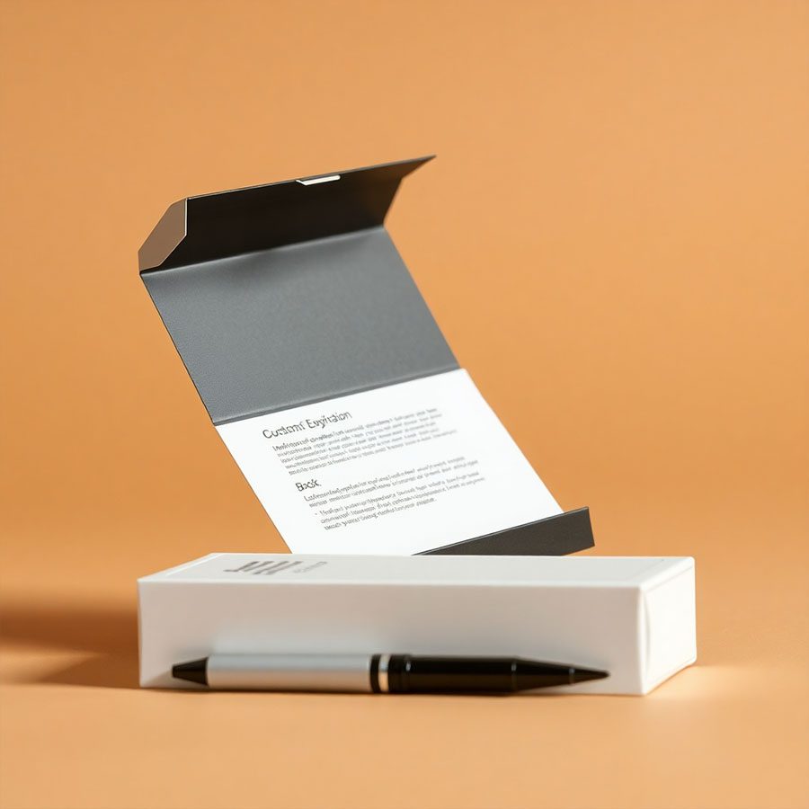 Custom eyeliner boxes with insert trays