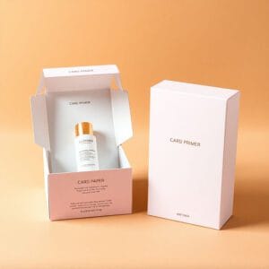 Custom Face Primer Boxes with matte finish