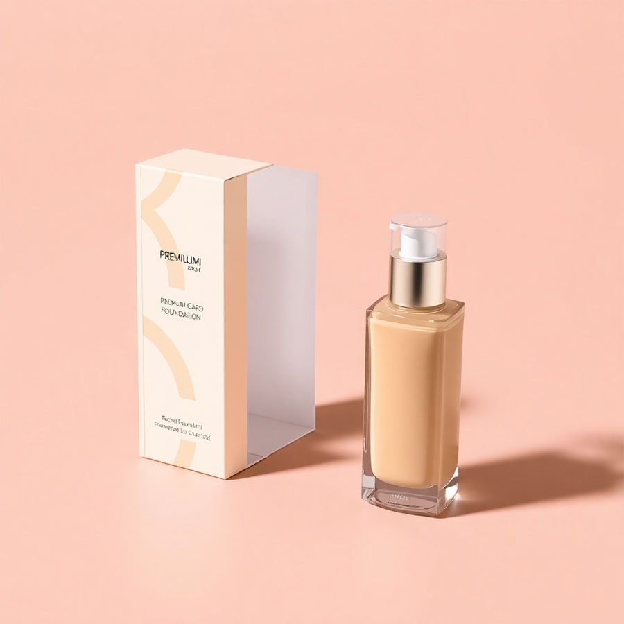 Minimalist foundation packaging boxes design