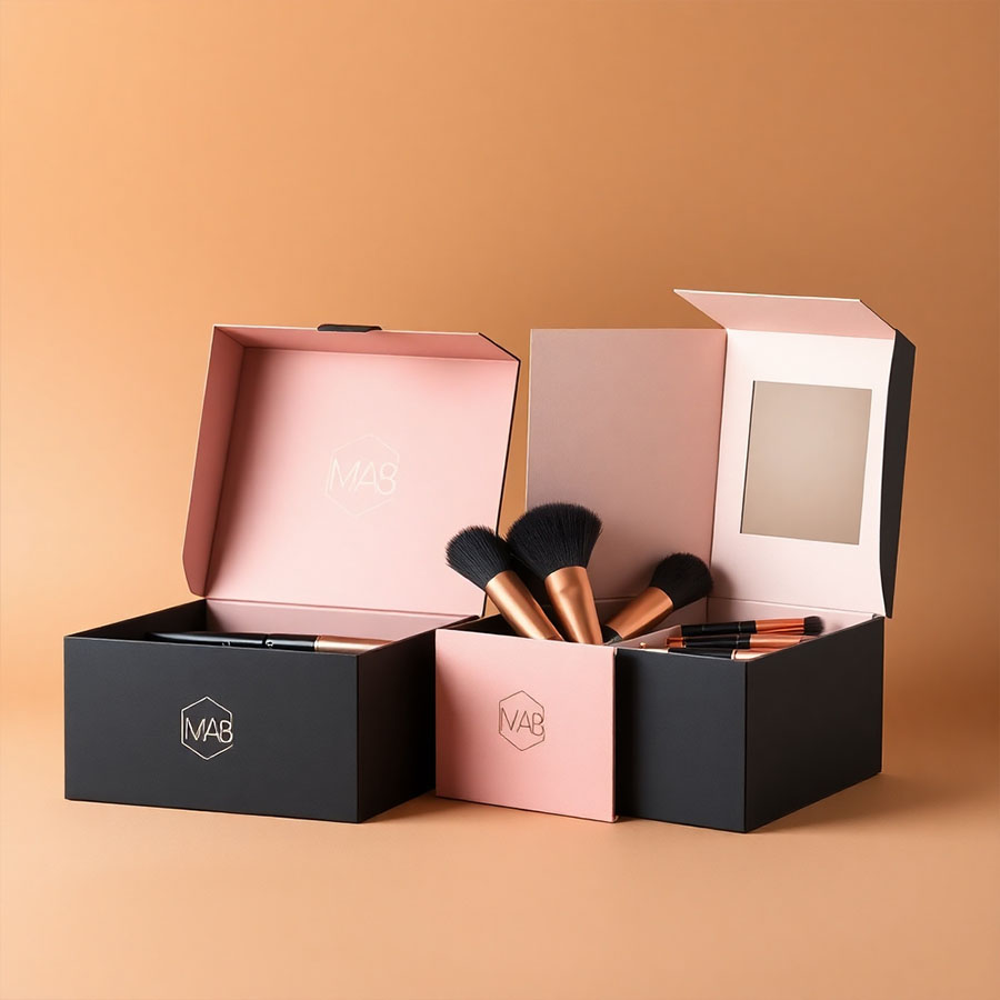 Custom Makeup Tool Boxes with branded print