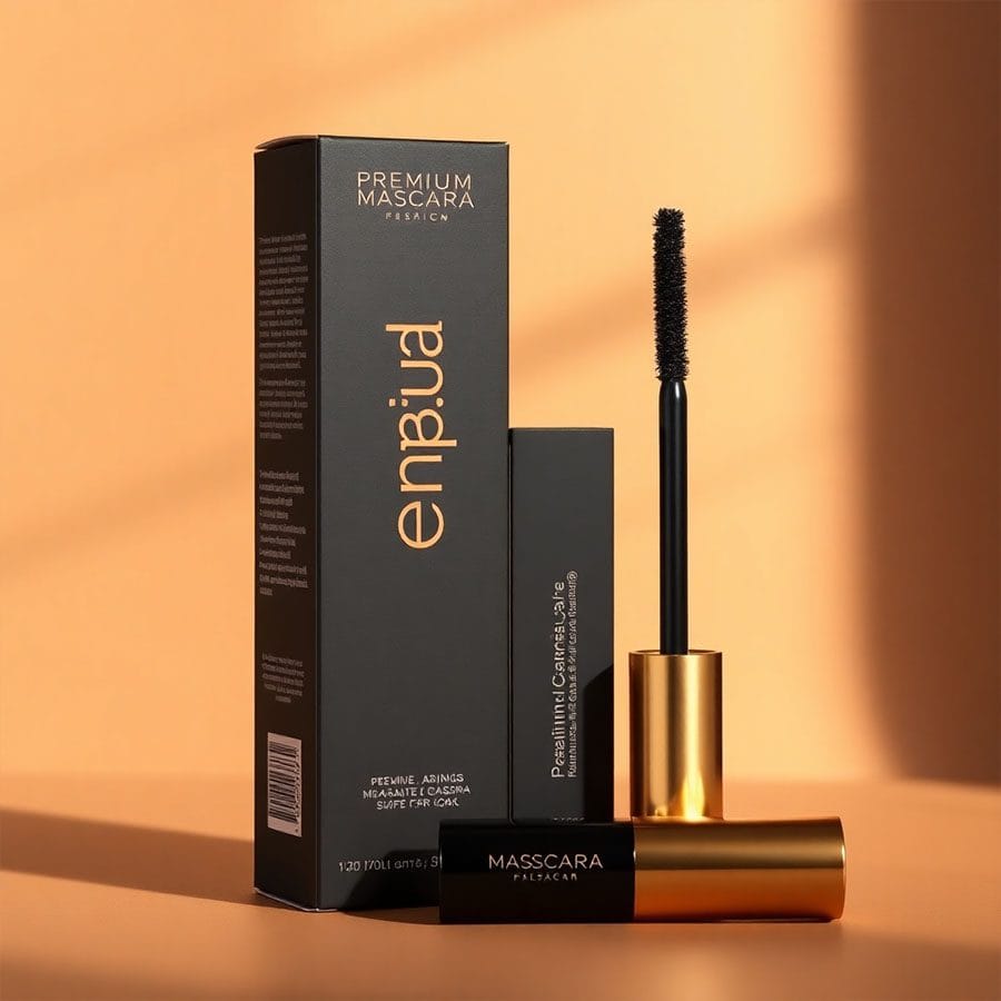Eco-friendly custom printed mascara boxes